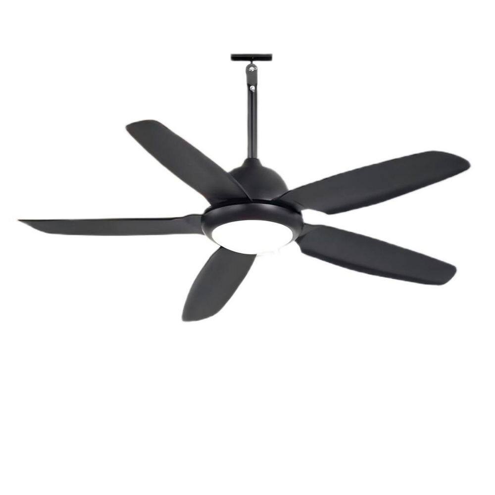 42 in. Indoor/Outdoor Matte Black Waterproof Ceiling Fans with Lights, 5 Blade Donwroad Mount Standard Fan for Patio price history on PriceWatchPro
