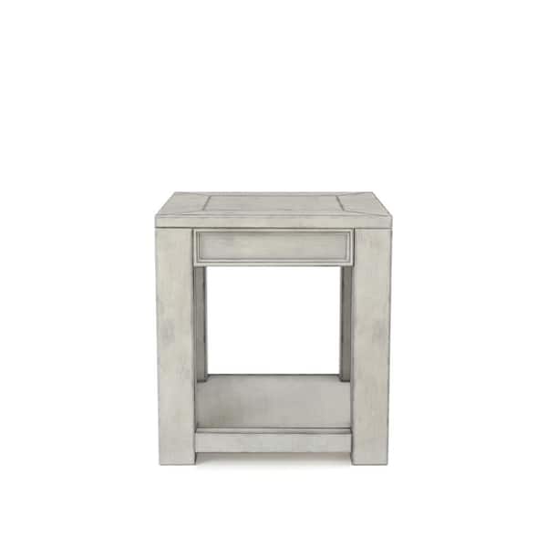 Furniture of America Alexis Antique White 1-Shelf End Table