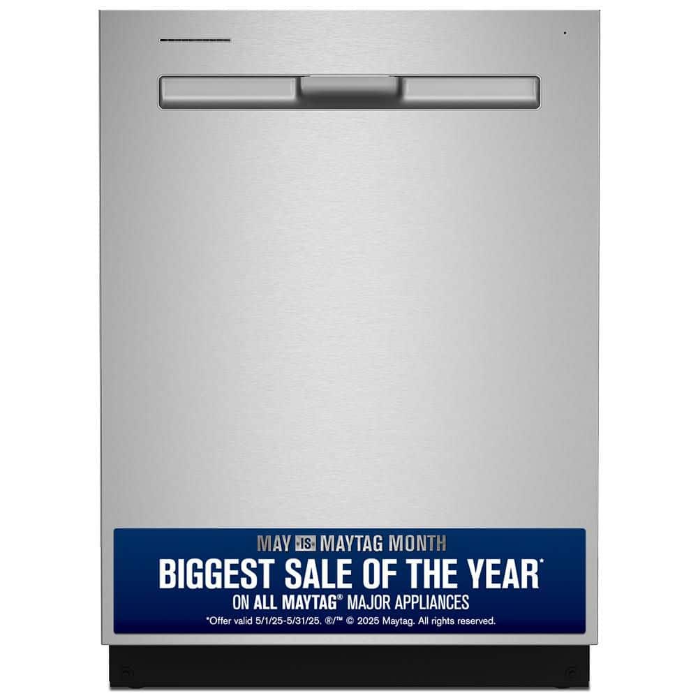 24 in. Fingerprint Resistant Stainless Steel Top Control Built-in Tall Tub Dishwasher with Dual Power Filtration, 47 dBA