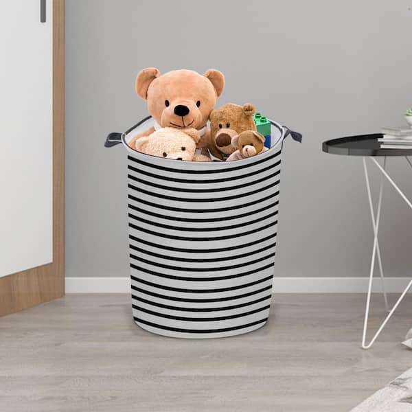 Large Collapsible Laundry Basket Hamper with Easy Carry  Handles,Freestanding Clothes Hampers for Laundry, Bedroom, Dorm, Towels,  Toys, 75L
