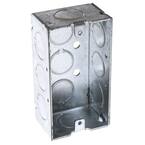 Steel City 1-Gang 4 In. New Work Metal Electrical Wall Box With Ground ...