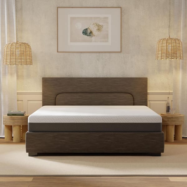 OMNE SLEEP Omne Fria King Medium Firm Gel Memory Foam 10 in. Mattress With Advanced Phase Change Fabric
