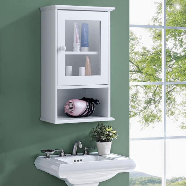 Wall Mounted Bathroom Storage Rack, Bathroom Hanging Shelf