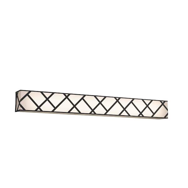 Haven 2.25 in. Black LED Vanity Light Bar
