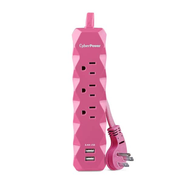 CyberPower 3 ft. 3-Outlet 2-USB Surge Protector