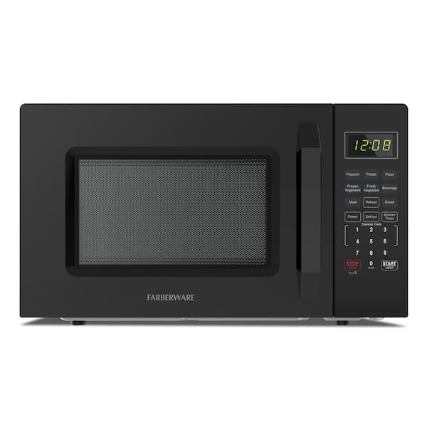 1.1 Cu. Ft. 1000-Watt Compact Microwave Oven, Black