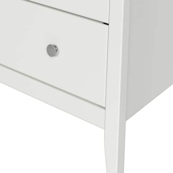 Jela Solid 3 Drawer Dresser - White Jela Solid 3 Drawer Dresser - White