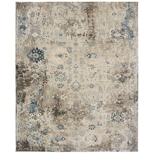 Blues and Greys 10 ft. 2 in. x 12 ft. 6 in. Area Rug