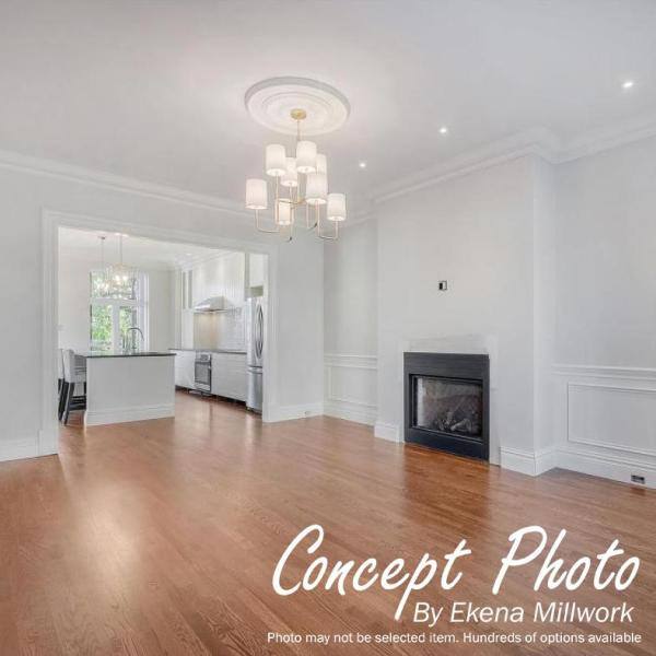 Architectural Primed Gray Polyurethane Baseboard Moulding