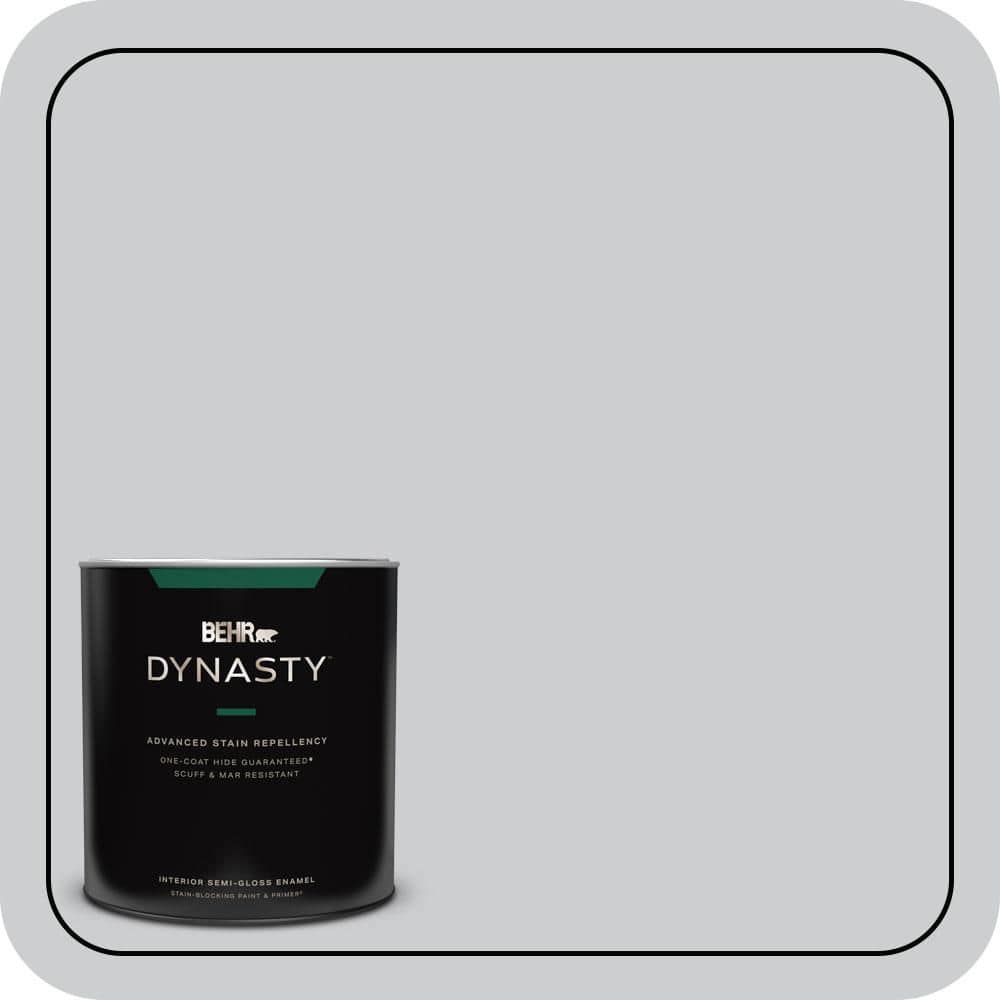 1 qt. #760E-2 Manhattan Mist Semi-Gloss Enamel Interior Stain-Blocking Paint & Primer price history on PriceWatchPro