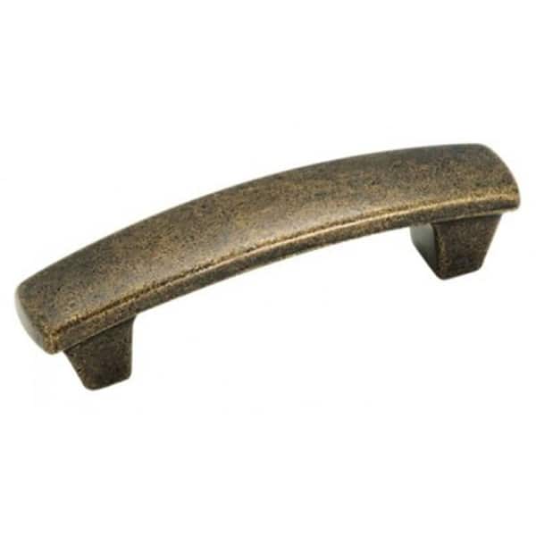 Amerock Forgings Castings 3 in. Rustic Brass Center-to-Center Pull