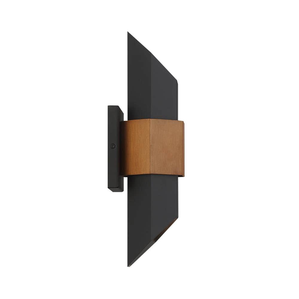 Quoizel Chasm 15.25" Matte Black LED Outdoor Lantern
