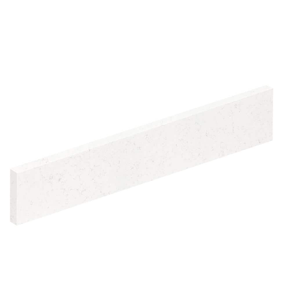 Transolid Silestone 21.375 in. W Quartz Vanity Side Splash in Miami