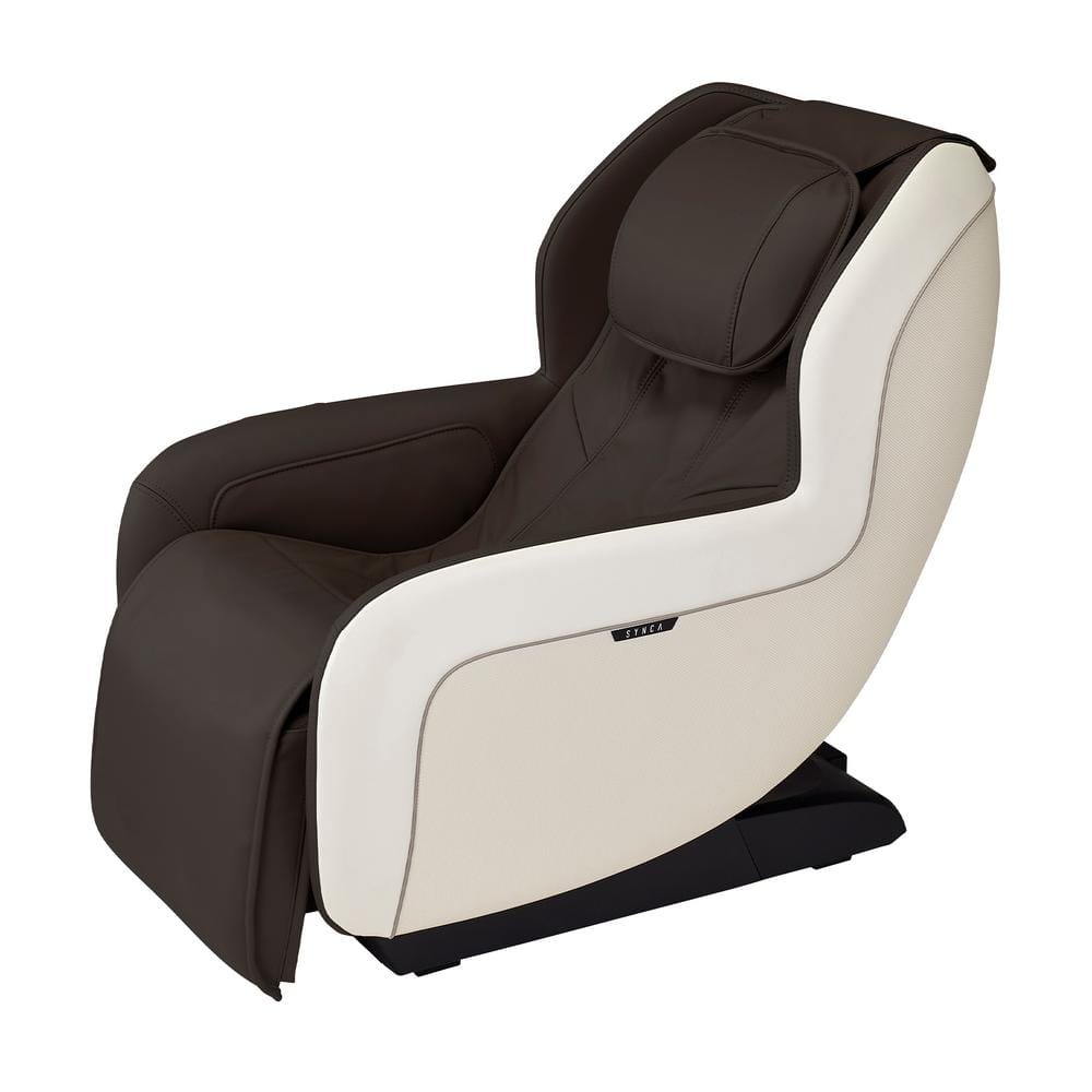 Espresso Faux Leather Heated Zero Gravity Massage Chair