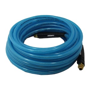 300 PSI Air Compressor Lead with male 90 Elbow 1/4" tough cover air hose 2 ft 