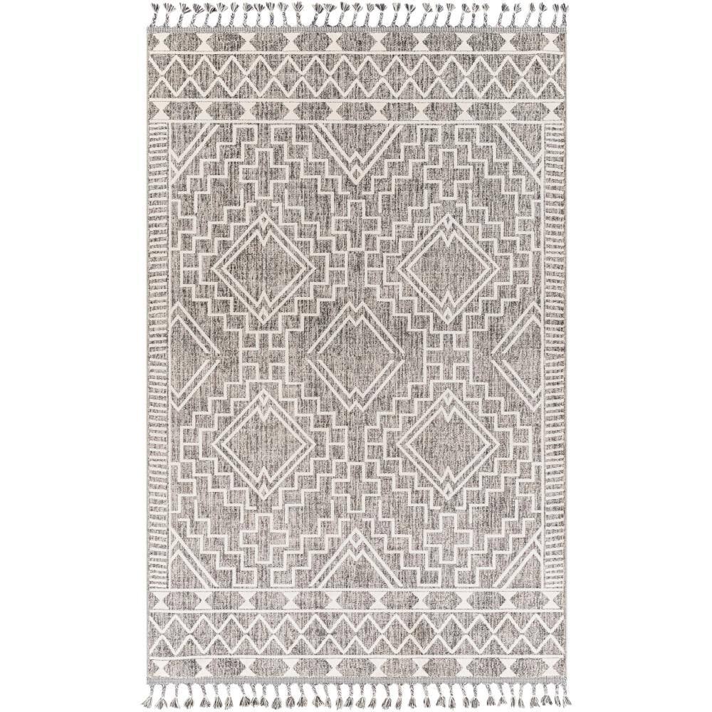 Savoy Gray/White Area Rug Zipcode Design Rug Size: Rectangle 5'2 x 7'2