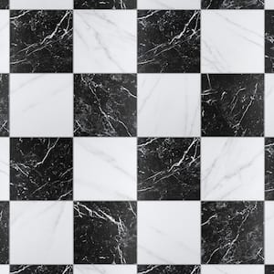 Merzoni Checker Ruzzini 17-7/8 in. x 17-7/8 in. Porcelain Floor and Wall Tile (13.5 sq. ft./Case)