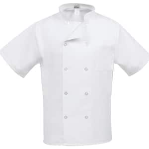 C10PS Unisex 3X White Short Sleeve Classic Chef Coat