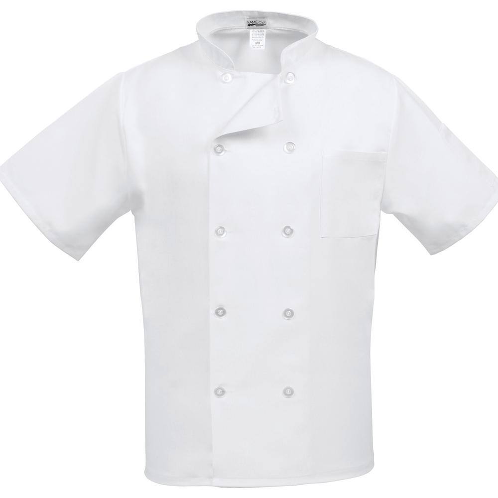 short sleeve chef shirt