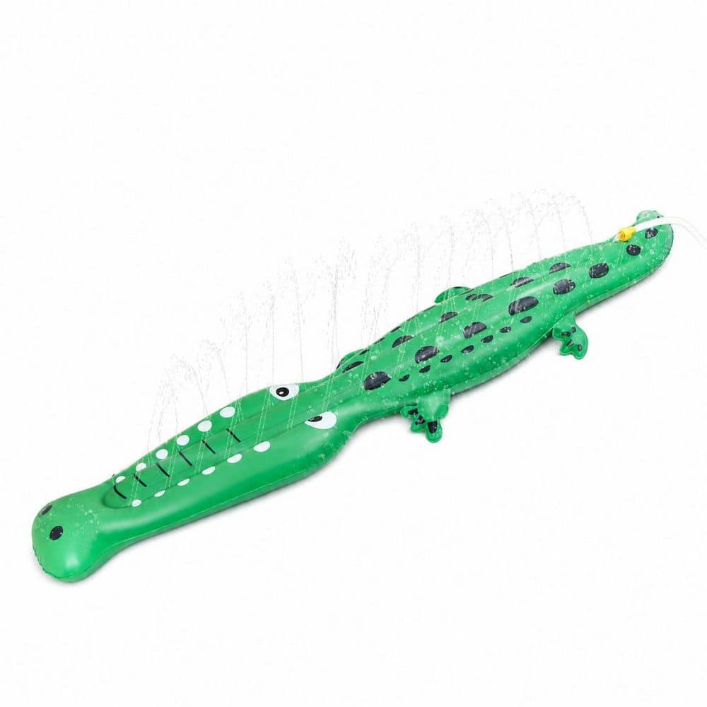 Large Crocodile Inflatable Kids Water Sprinkler for Yard, Outdoor Garden Hose Spray Toy for Summer Play price history on PriceWatchPro