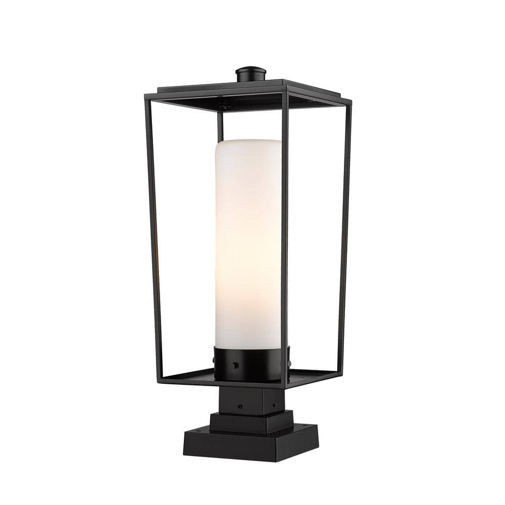 Sheridan 24 .75 in. 1-Light Black Aluminum Hardwired Outdoor Weather Resist