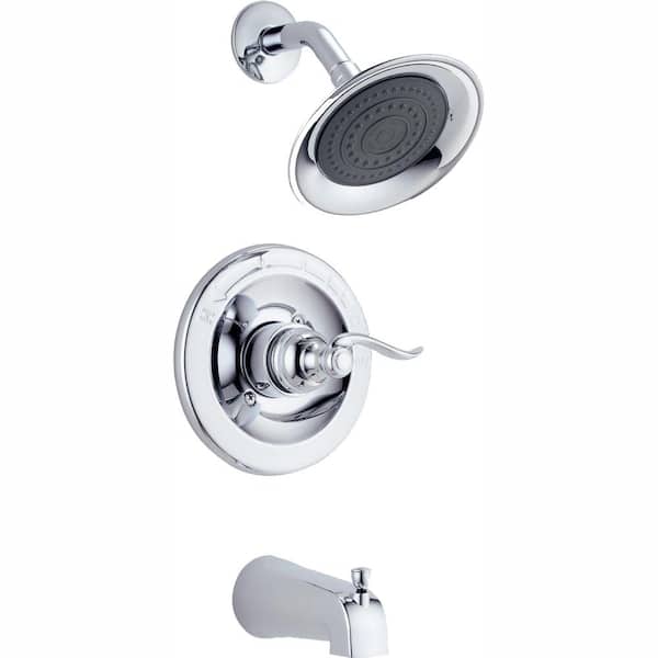Delta Windemere 1-Handle Tub and Shower Faucet Trim Kit in Chrome (Valve Not Included)