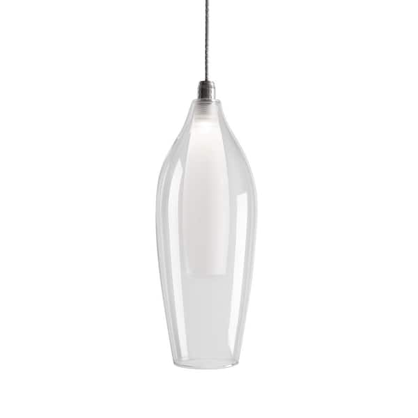 Victoria 4 in. 1 Light 3-Watt Chrome Integrated LED Pendant Light