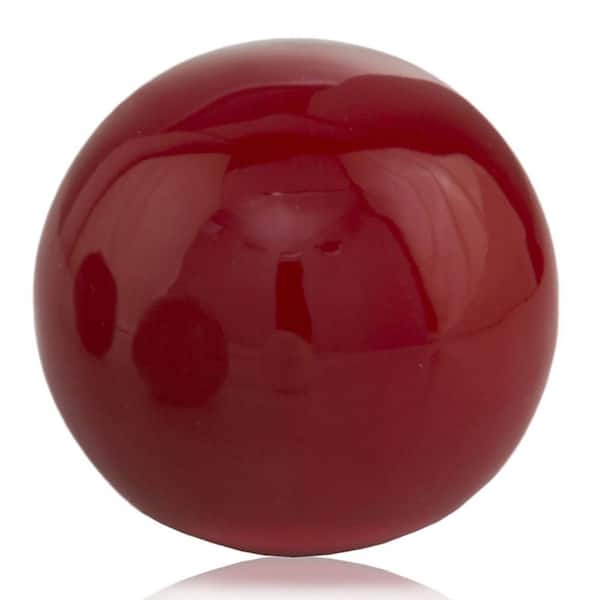 Rosemary Abstract Poppy Red Ball Sphere