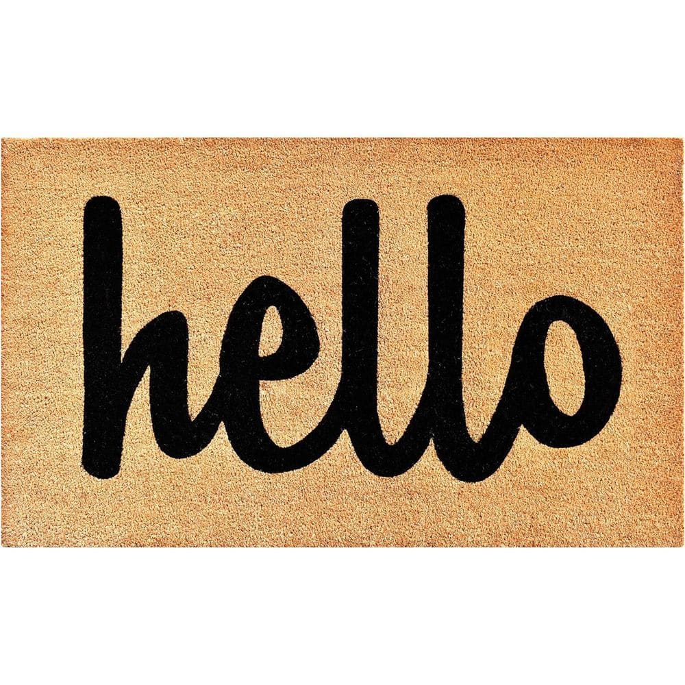 Multi-Colored 36 in. x 24 in. Coir Outdoor Door Mat price history on PriceWatchPro