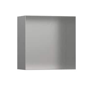 XtraStoris Minimalistic 15 in. W x 15 in. H x 6 in. D Stainless Steel Shower Niche in Brushed Stainless Steel