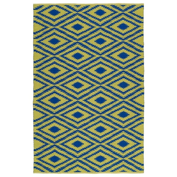 Kaleen Brisa Navy 2 ft. x 3 ft. Indoor/Outdoor Reversible Area Rug