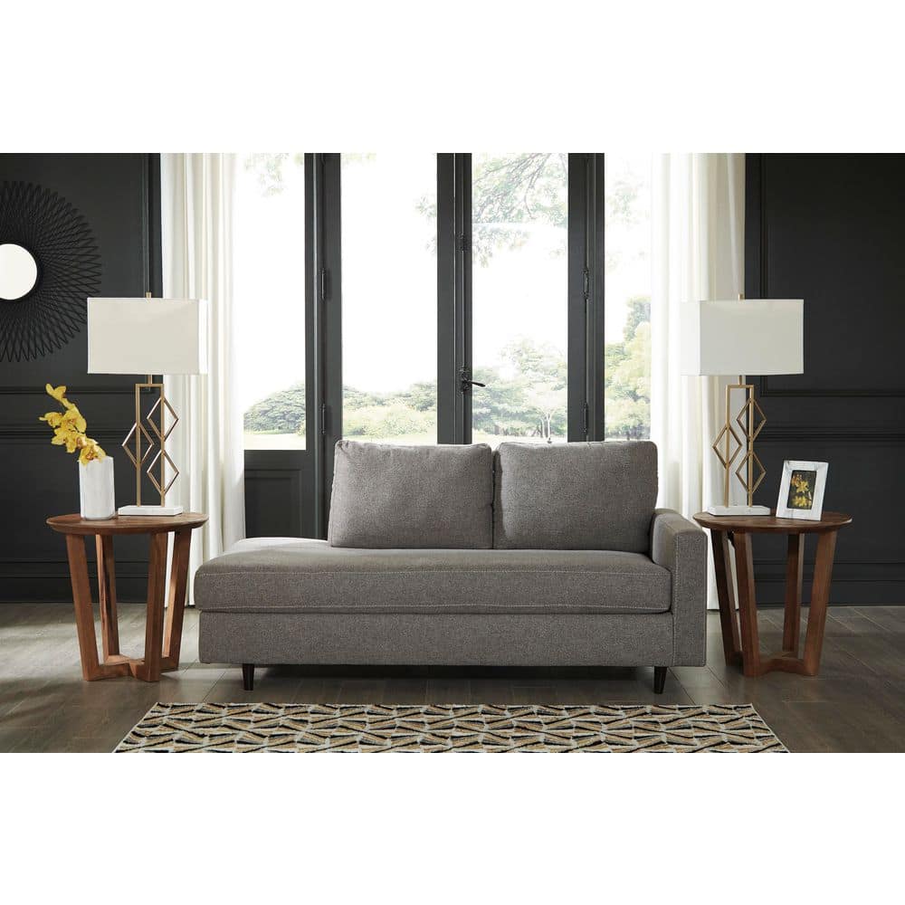 Signature DESIGN BY ASHLEY Lyman Gray Polyester One Arm with