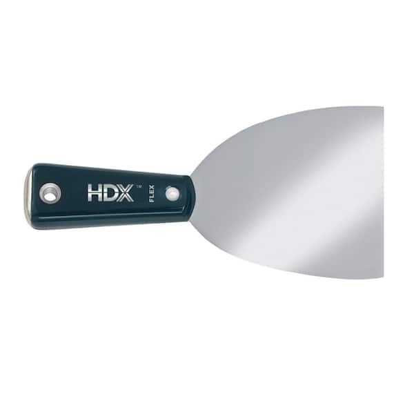 HDX 4 in. Nylon Handle Flexible Joint Knife with Hammer End
