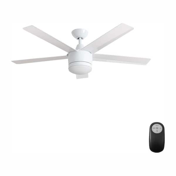 Reviews For Home Decorators Collection Merwry 52 In Integrated Led Indoor White Ceiling Fan With Light Kit And Remote Control Pg 5 The Depot - Home Decorators Collection Depot Reviews