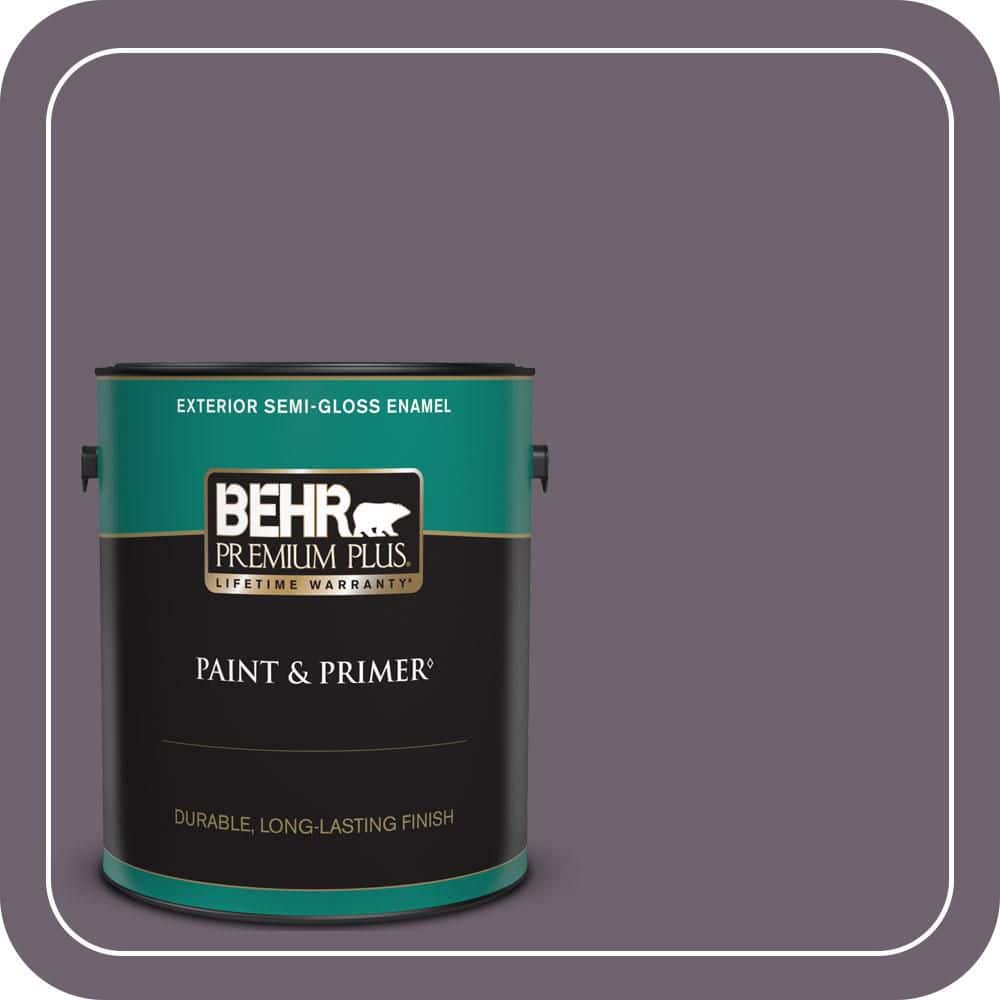1 gal. #670F-6 Vintage Grape Semi-Gloss Enamel Exterior Paint & Primer product image for price tracking