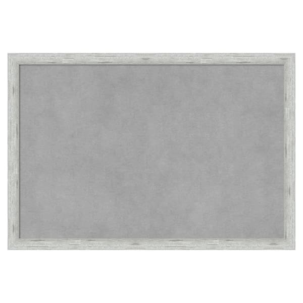 Amanti Art Imprint Silver 19 in. x 13 in Framed Magnetic Board