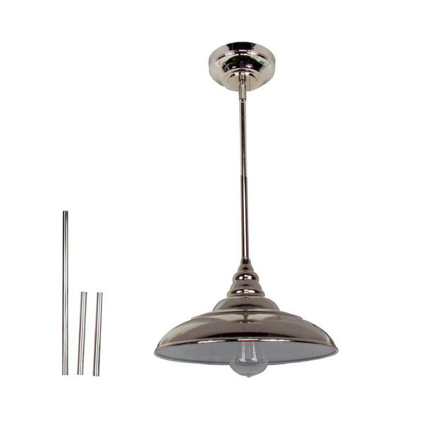 HomeSelects Vineyard Polished Nickel Hanging Pendant-DISCONTINUED