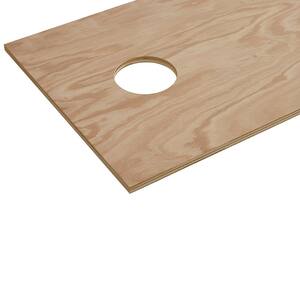 3/4 in. x 2 ft. x 4 ft. Red Oak Plywood Corn Hole Board Top