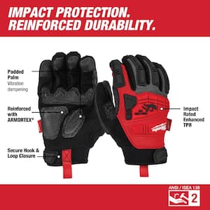 Medium Impact Demolition Gloves (3-Pack)