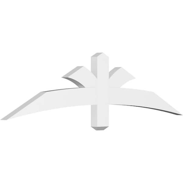 Ekena Millwork Davenport 60 in. W x 15 in. H x 2 in. D Signature Polyurethane Bracket