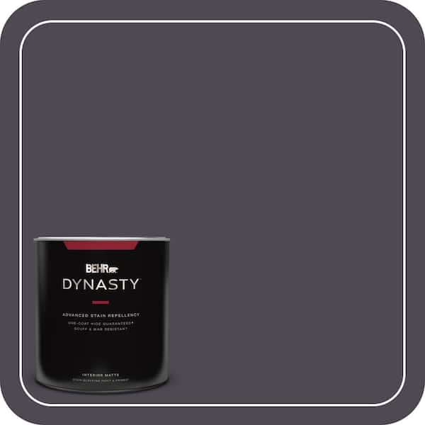 BEHR DYNASTY 1 qt. #MQ5-01 Extravagance One-Coat Hide Matte Interior Stain-Blocking Paint & Primer