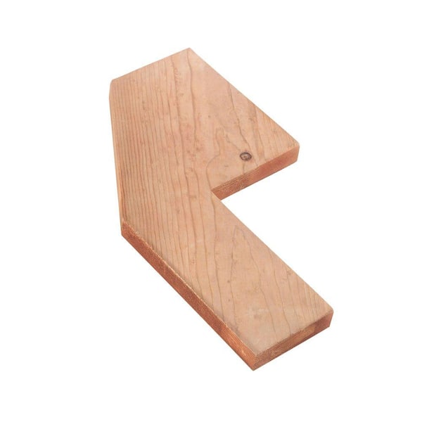 Unbranded 2-Step Outdoor Pressure-Treated 24 in. x 7-1/2 in. Hemlock-Fir Stair Riser