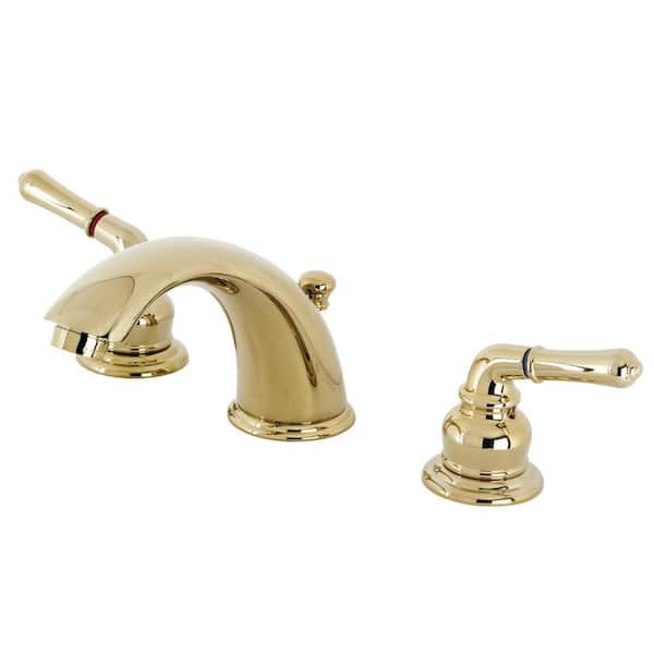 Kingston Brass GKB945AX Magellan Mini-Widespread Lavatory Faucet with  Retail Pop-Up, 4-7/16