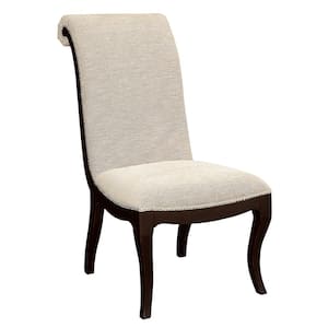 Ornette Espresso Transitional Style Side Chair