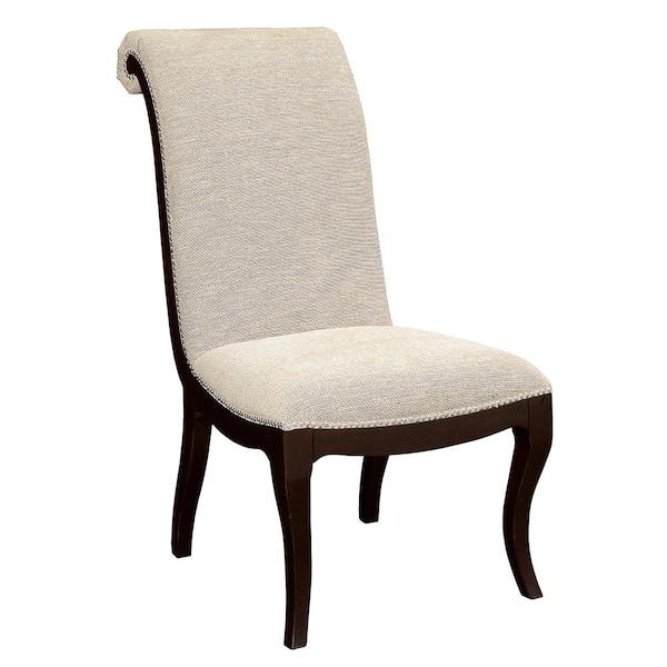 William's Home Furnishing Ornette Espresso Transitional Style Side Chair