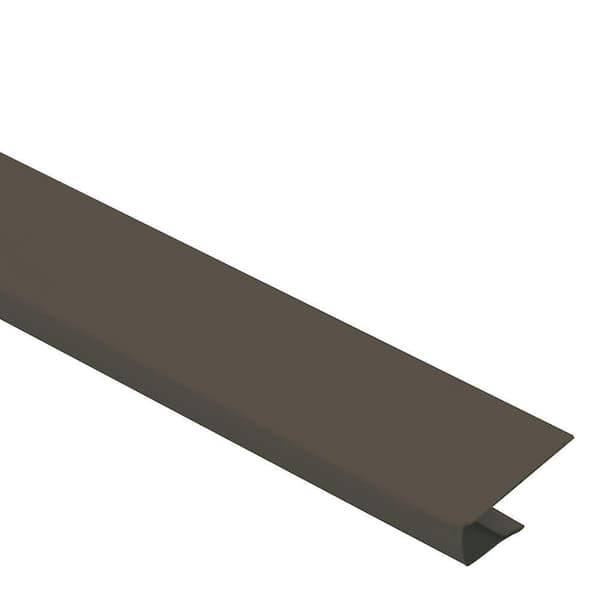 Gibraltar Building Products 12 ft. Royal Brown Aluminum Utility Trim