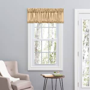 Stacey 15 in. L Polyester/Cotton Balloon Valance in Almond