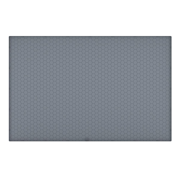 Logmey Gray Under Sink Mat 22 in. D x 34 in. L Slip Resistant Silicone Drawer and Shelf Liners for Cabinet Protector (1-Pack)