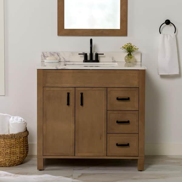 Winsome 36 in. Bath Vanity Cabinet without Top in Sand