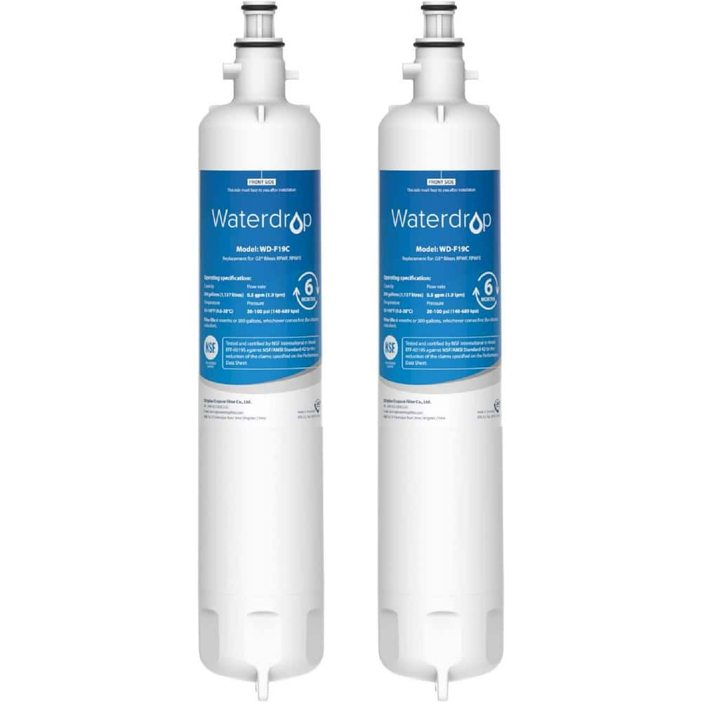 Waterdrop Refrigerator Water Filter Replacement for GE RPWFE, RPWF ...